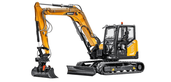 Mini-pelle SANY SY80U Rennes