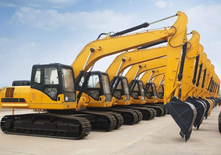 Flotte d'excavatrices neuves Rennes